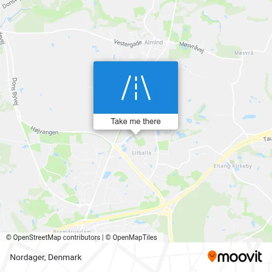 Nordager map