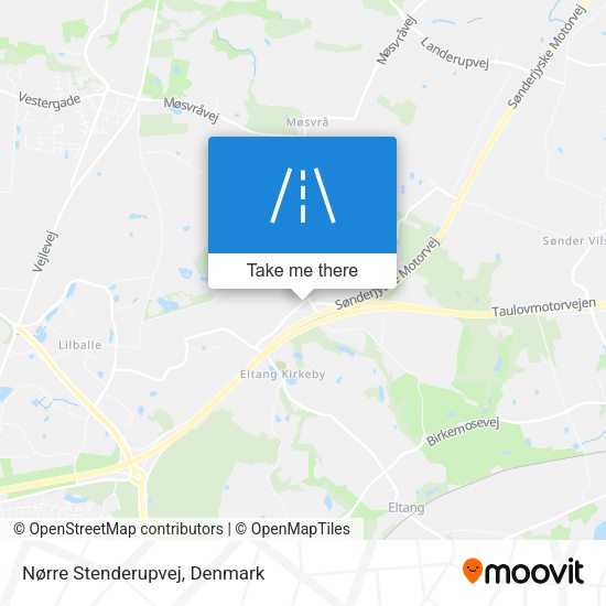 Nørre Stenderupvej map
