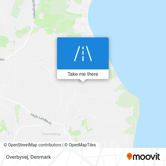 Overbyvej map