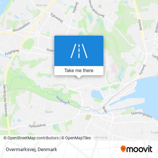 Overmarksvej map