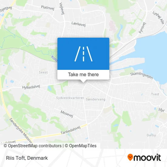 Riis Toft map