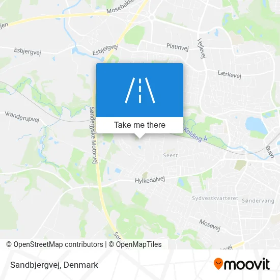 Sandbjergvej map