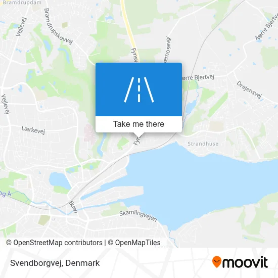 Svendborgvej map
