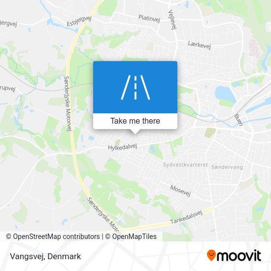 Vangsvej map