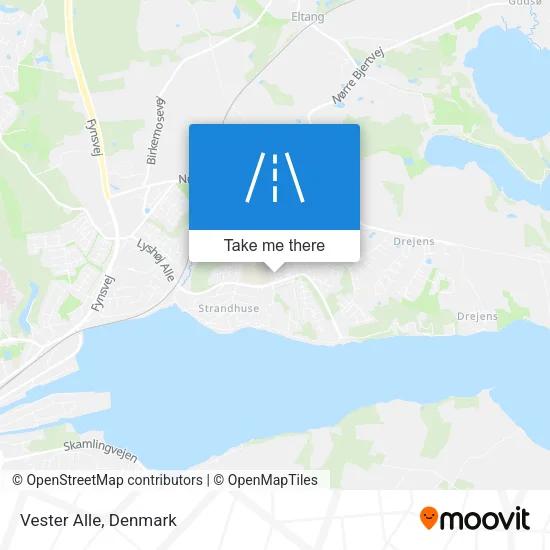 Vester Alle map