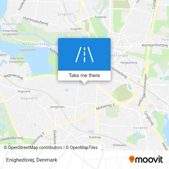 Enighedsvej map