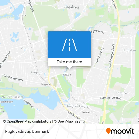Fuglevadsvej map