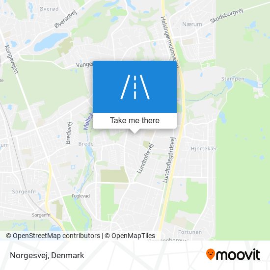 Norgesvej map