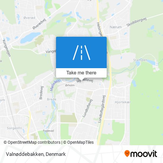 Valnøddebakken map