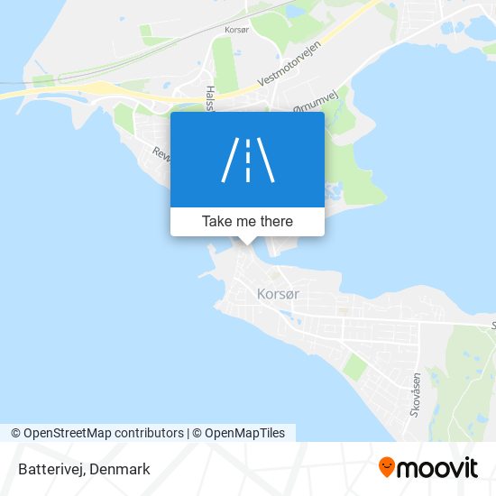 Batterivej map