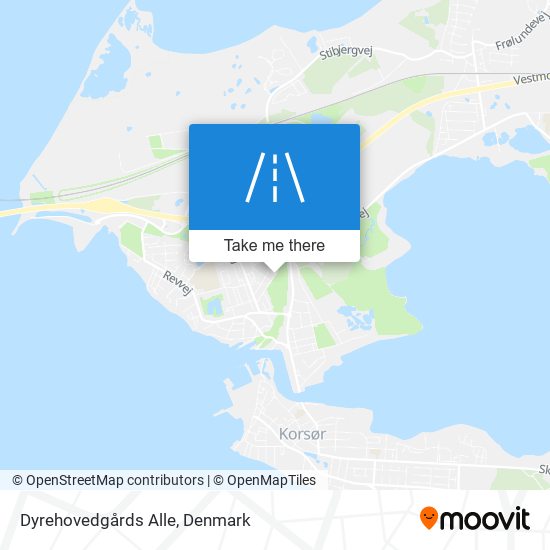 Dyrehovedgårds Alle map
