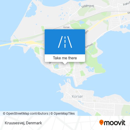 Kruusesvej map