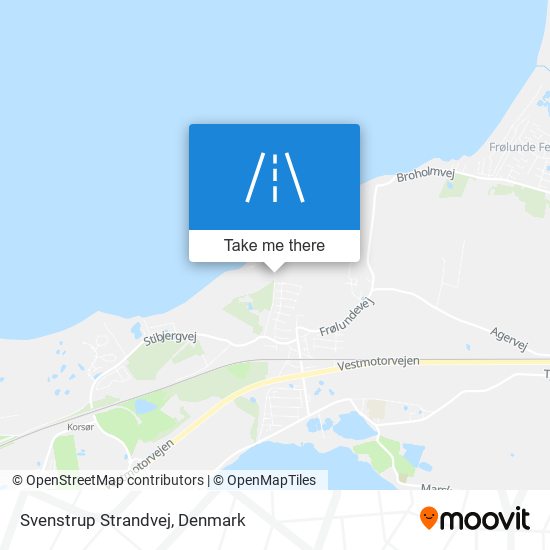 Svenstrup Strandvej map