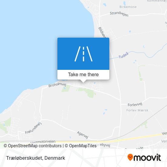 Træløberskudet map