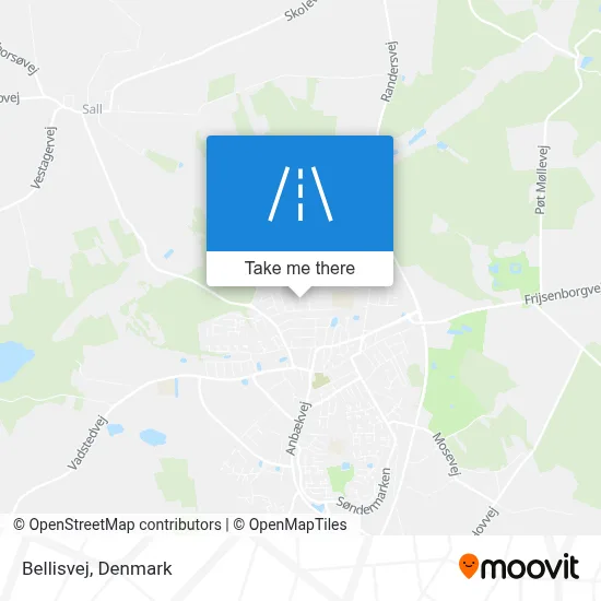 Bellisvej map