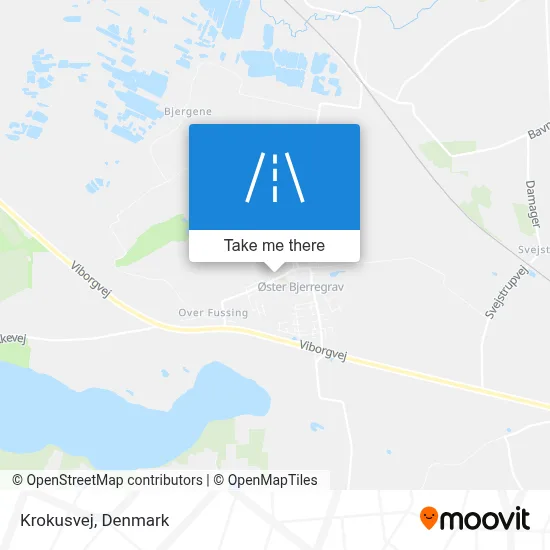 Krokusvej map