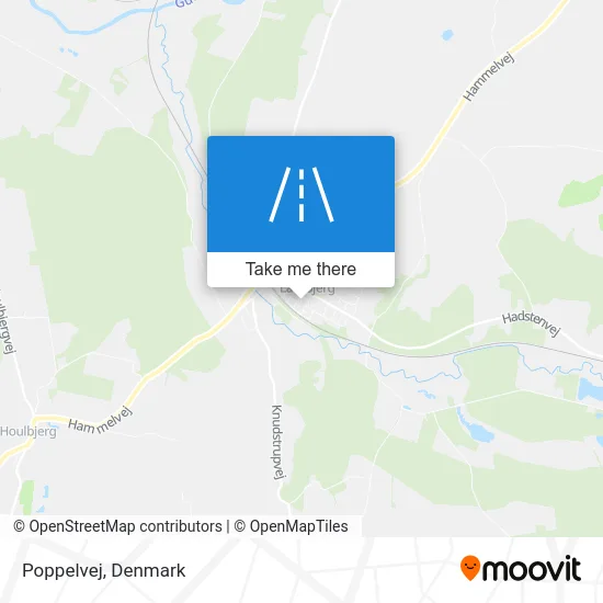 Poppelvej map