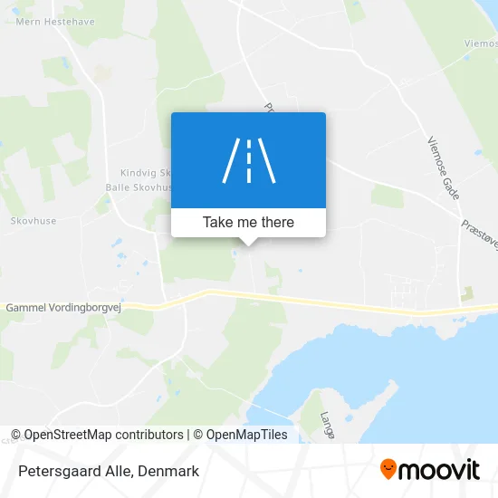 Petersgaard Alle map