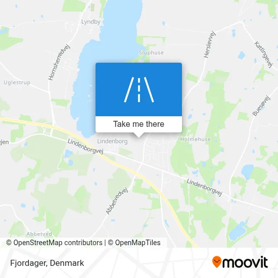 Fjordager map