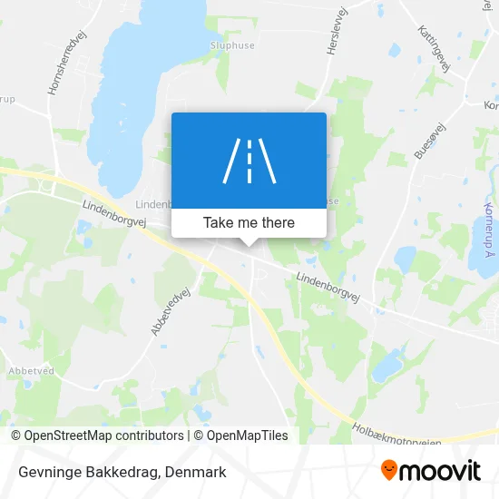 Gevninge Bakkedrag map