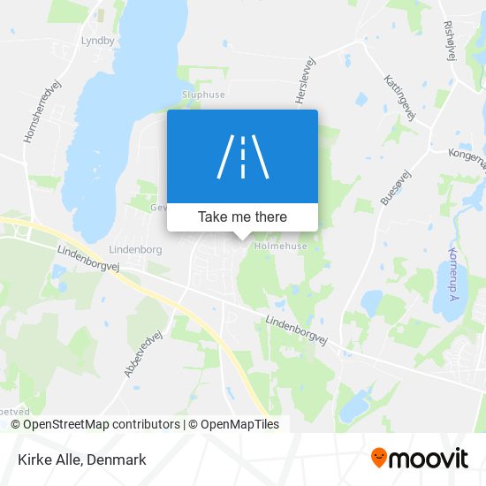 Kirke Alle map