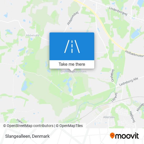 Slangealleen map