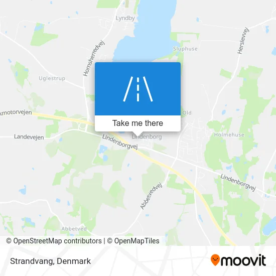 Strandvang map