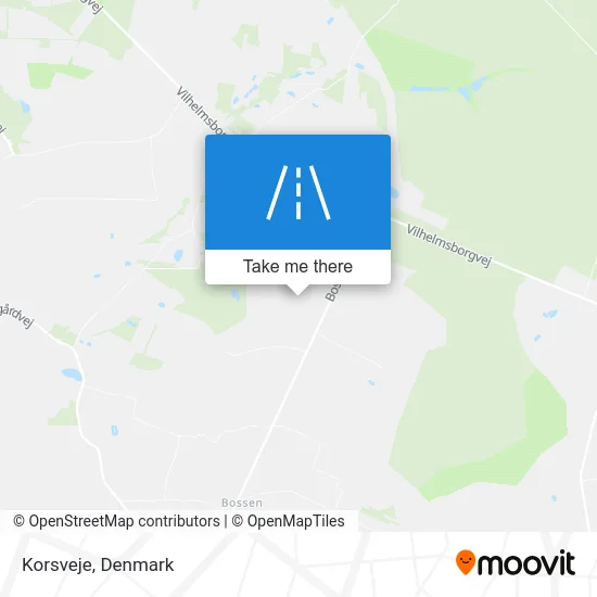 Korsveje map