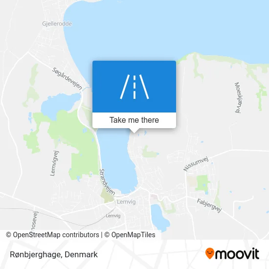 Rønbjerghage map