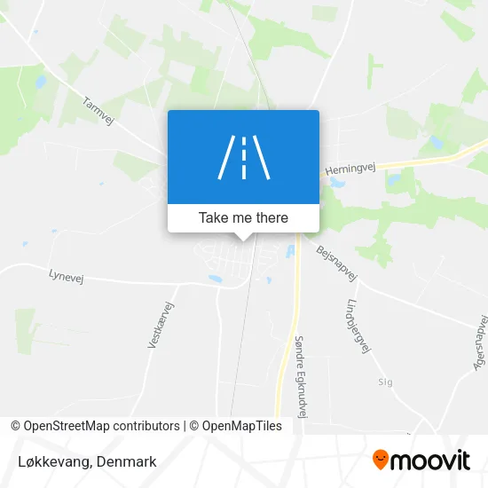 Løkkevang map