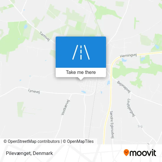 Pilevænget map