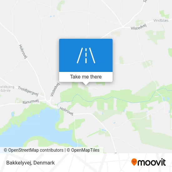 Bakkelyvej map