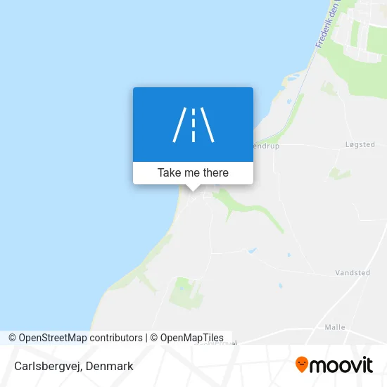 Carlsbergvej map