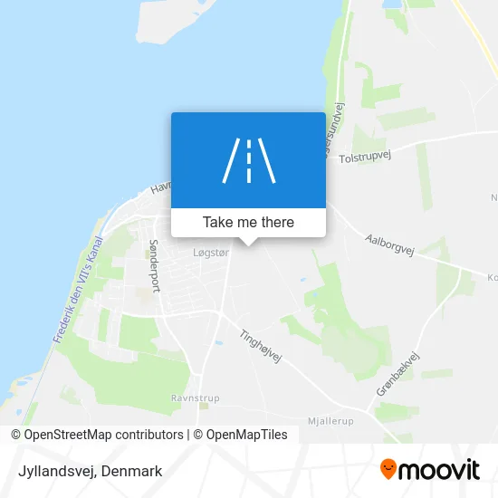 Jyllandsvej map