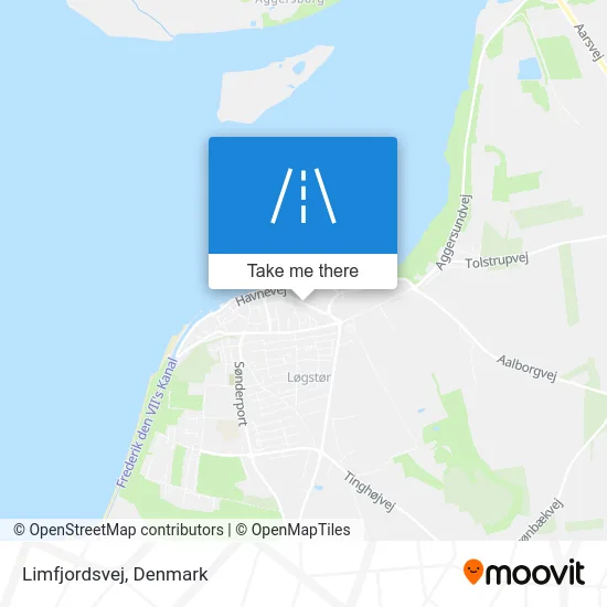 Limfjordsvej map