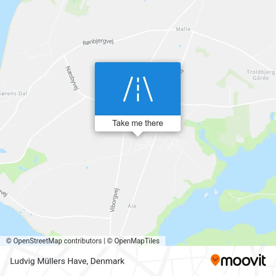 Ludvig Müllers Have map