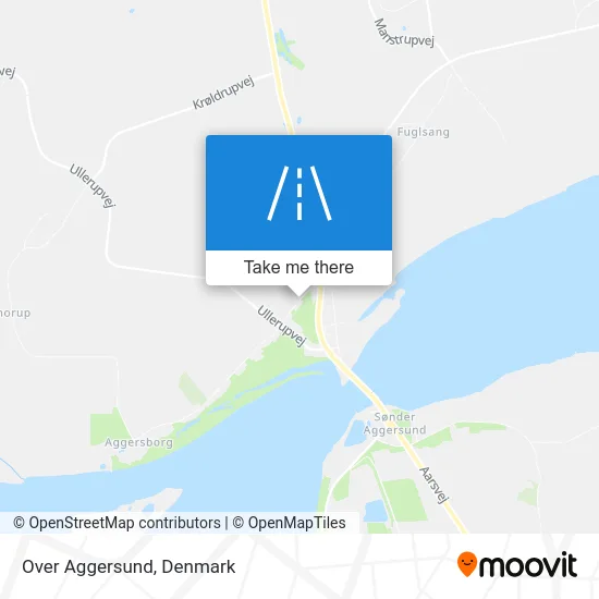 Over Aggersund map