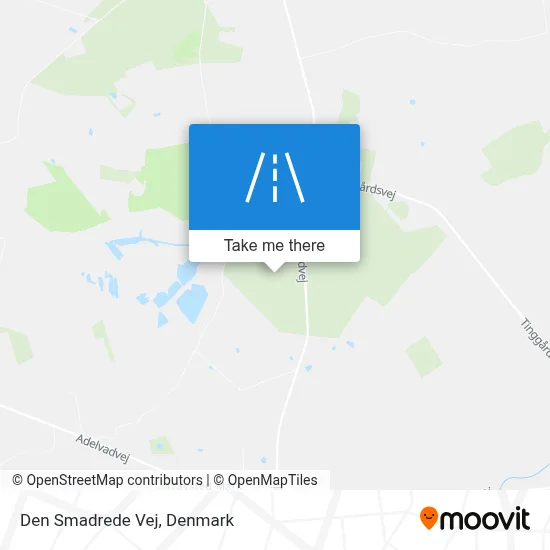 Den Smadrede Vej map