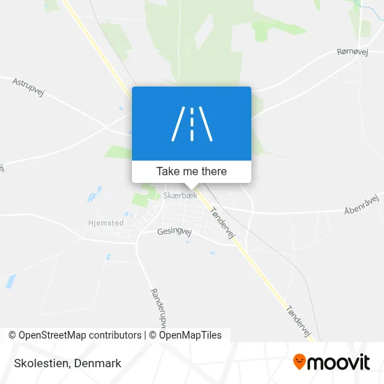Skolestien map