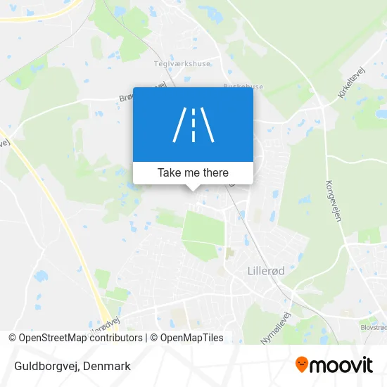 Guldborgvej map