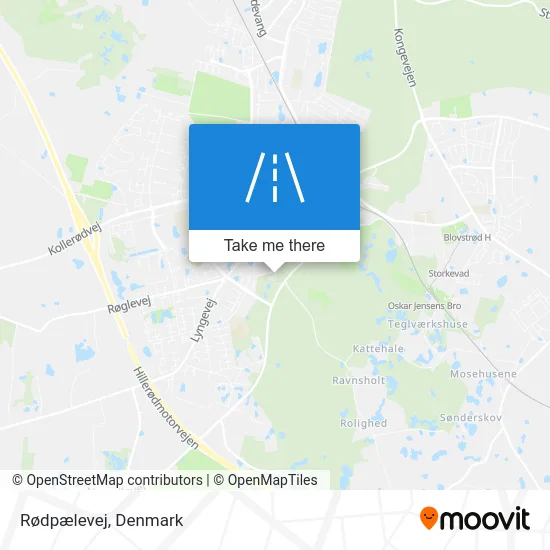 Rødpælevej map