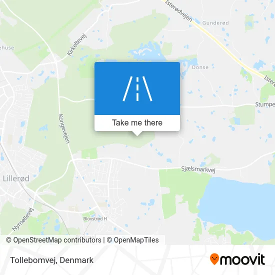 Tollebomvej map
