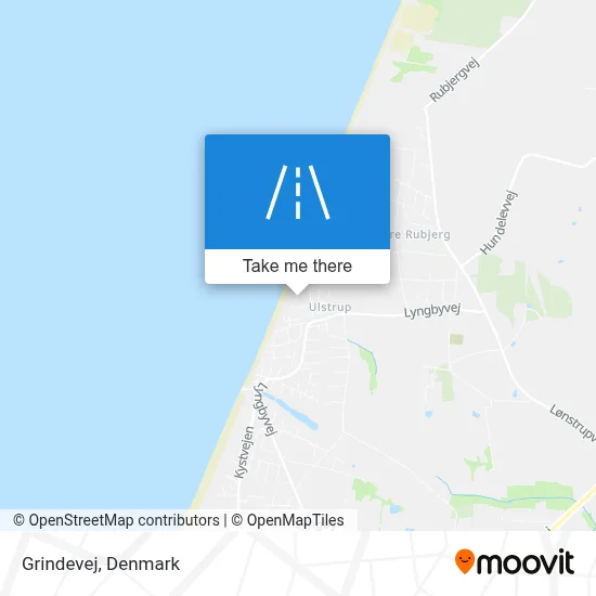 Grindevej map