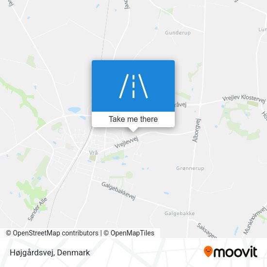 Højgårdsvej map
