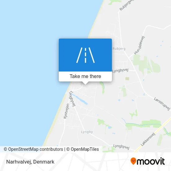 Narhvalvej map