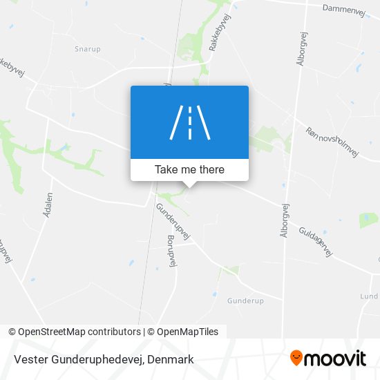 Vester Gunderuphedevej map