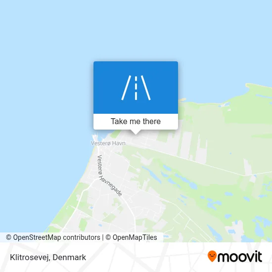 Klitrosevej map
