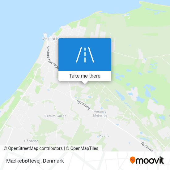 Mælkebøttevej map