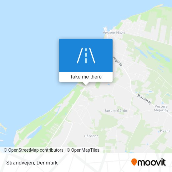 Strandvejen map