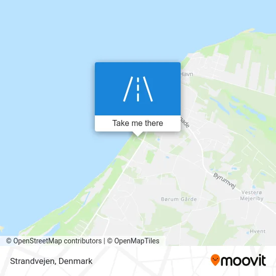 Strandvejen map